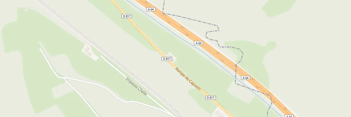 Plan du 1288 Rpe de Capvern à Péré