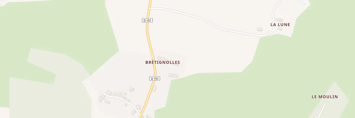 Plan du 5057 Bretignolles à Louzes