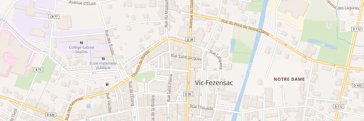 Plan du 31 Rue Victor Hugo à Vic-Fezensac