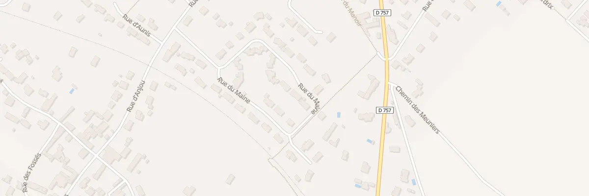 Plan du 9 Rue du Maine à Avanton