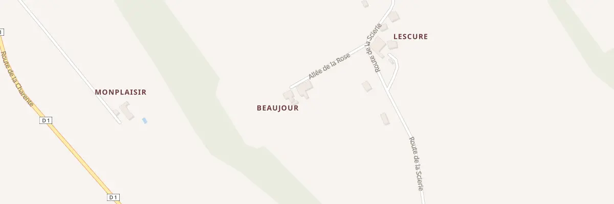 Plan du 38 La Conterie à Nanteuil-Auriac-de-Bourzac