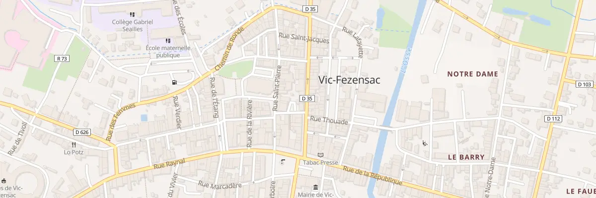 Plan du 19 Rue Victor Hugo à Lasséran