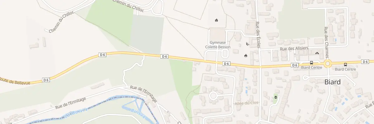 Plan du 5002 Rte de Bellevue à Biard