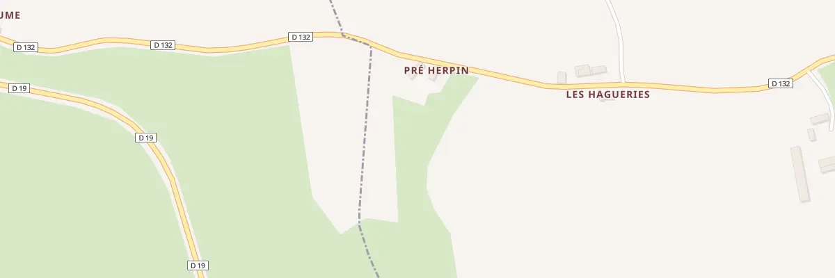 Plan du 1 Pre Herpin à Monhoudou