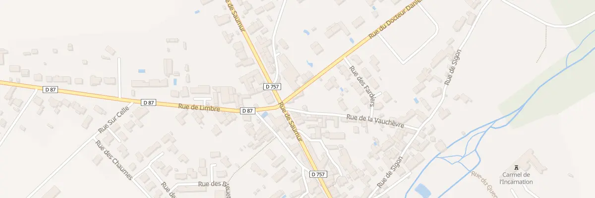 Plan du 40 Rue de Saumur à Migné-Auxances