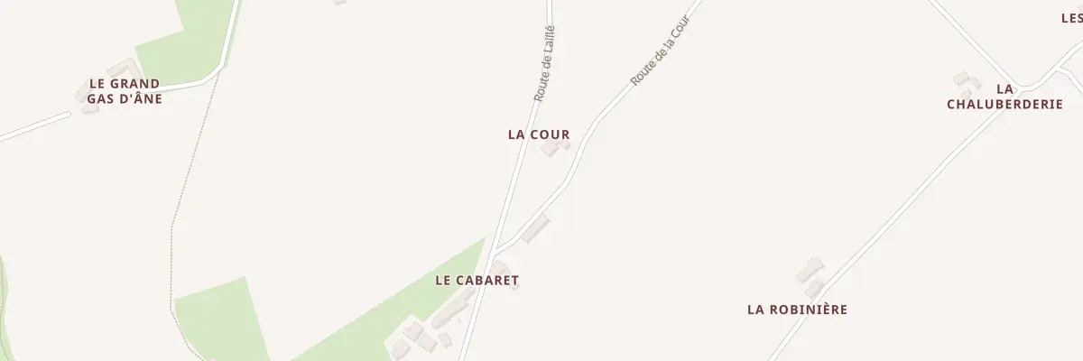 Plan du 1 Rte de la Cour à Mayet
