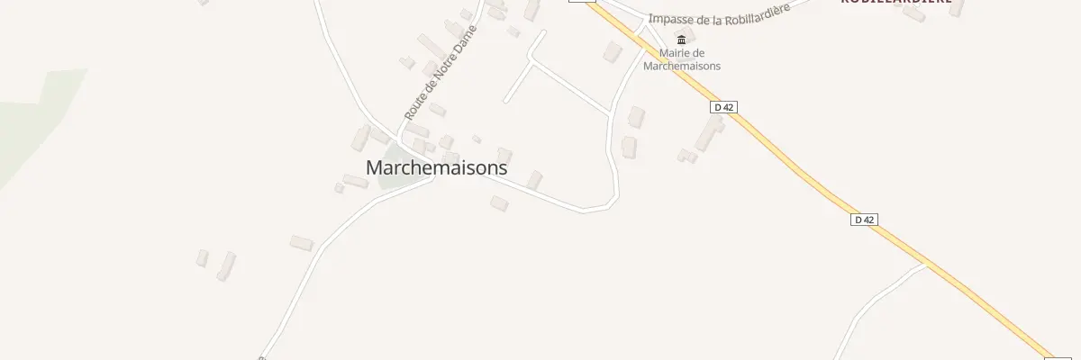 Plan du 30 Le Bourg à Marchemaisons