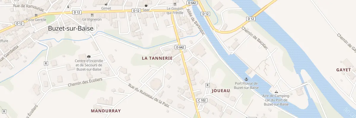 Plan du 10 Av Charles de Gaulle à Buzet-sur-Baïse