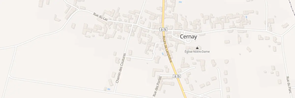 Plan du 8 Chem du Bourg à Cernay