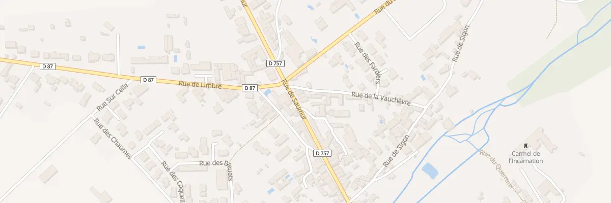 Plan du 32 Rue de Saumur à Migné-Auxances