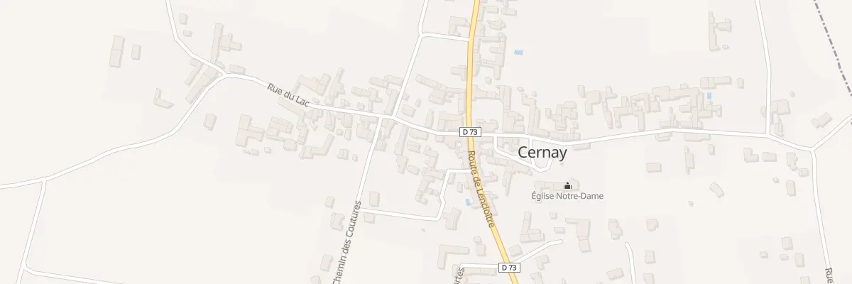 Plan du 1 Rue du Lac à Cernay