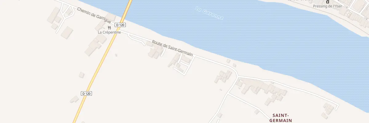 Plan du 222 Rte de Saint-Germain à Tonneins