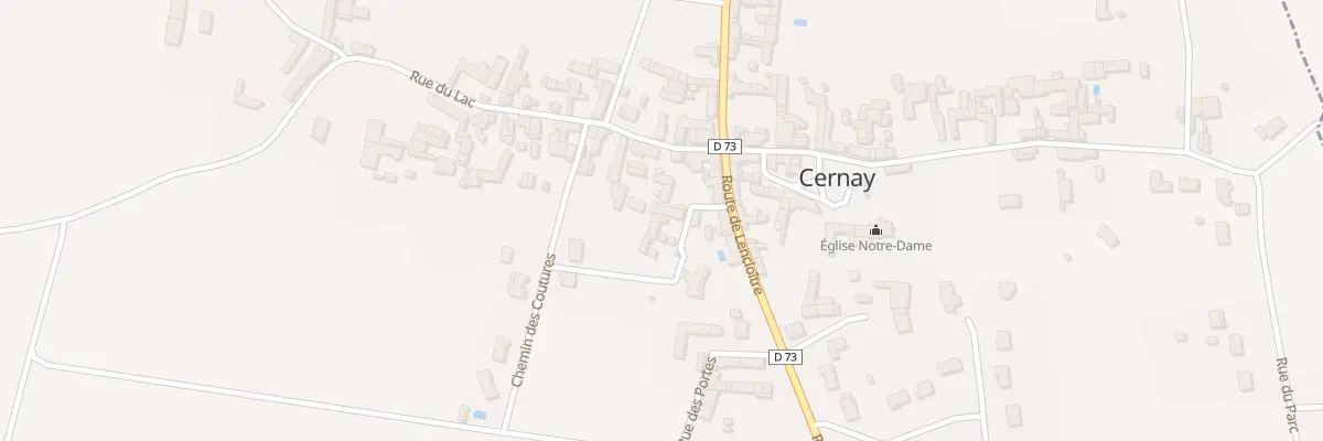 Plan du 6 Che du Bourg à Cernay