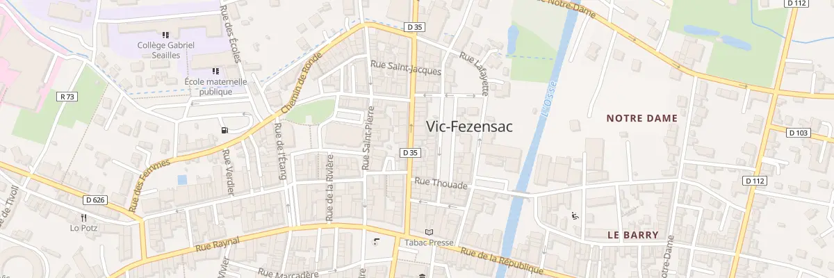 Plan du 30 Rue Victor Hugo à Vic-Fezensac