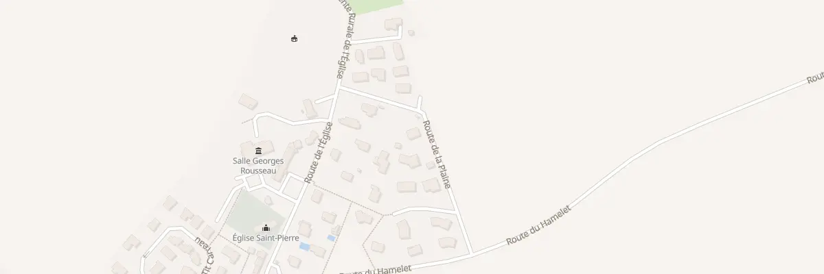 Plan du 130 Rte de la Plaine à Oudalle