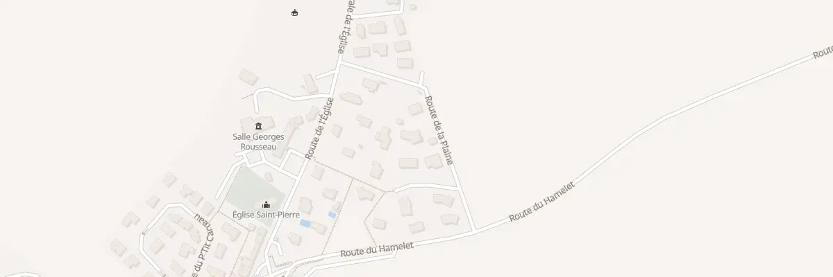Plan du 401 Rte de l’Eglise à Oudalle