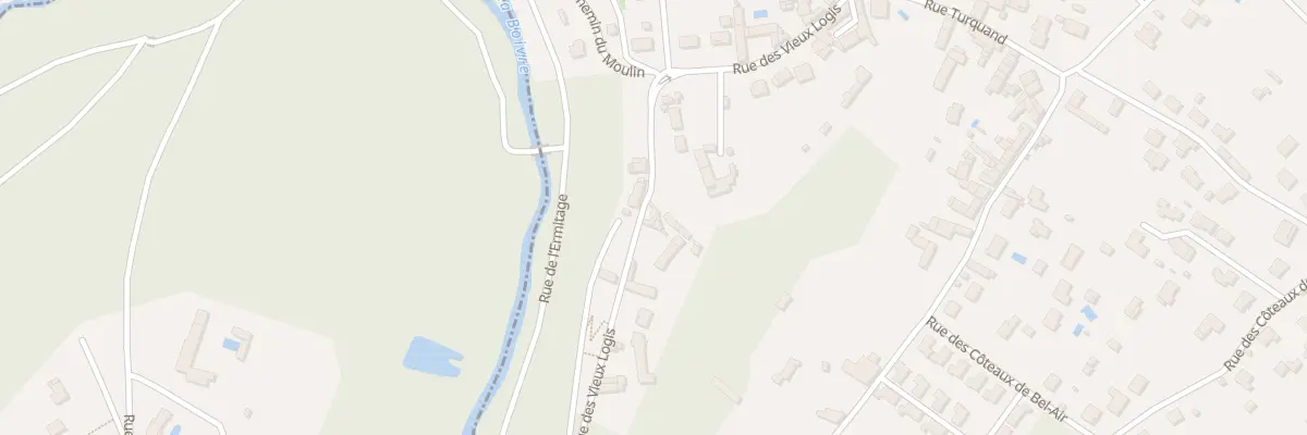 Plan du 23 Rue des Vieux Logis à Biard