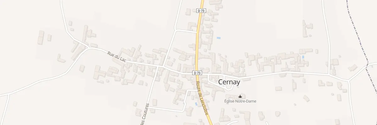 Plan du 5 Rte de Savigny à Cernay