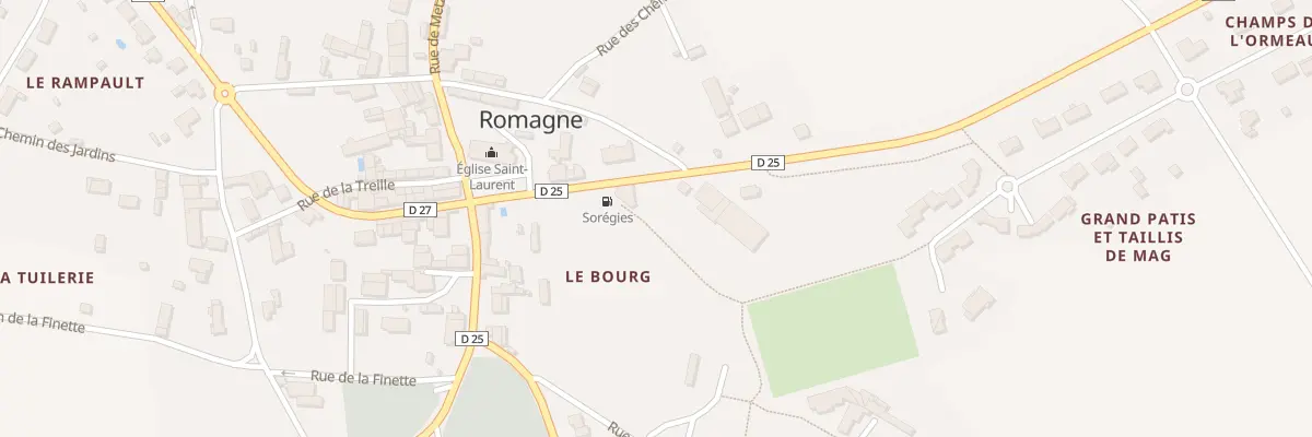 Plan du 4 Rte de Sommières à Romagne