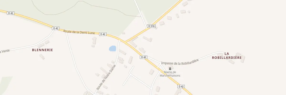 Plan du 4 Le Bourg à Marchemaisons