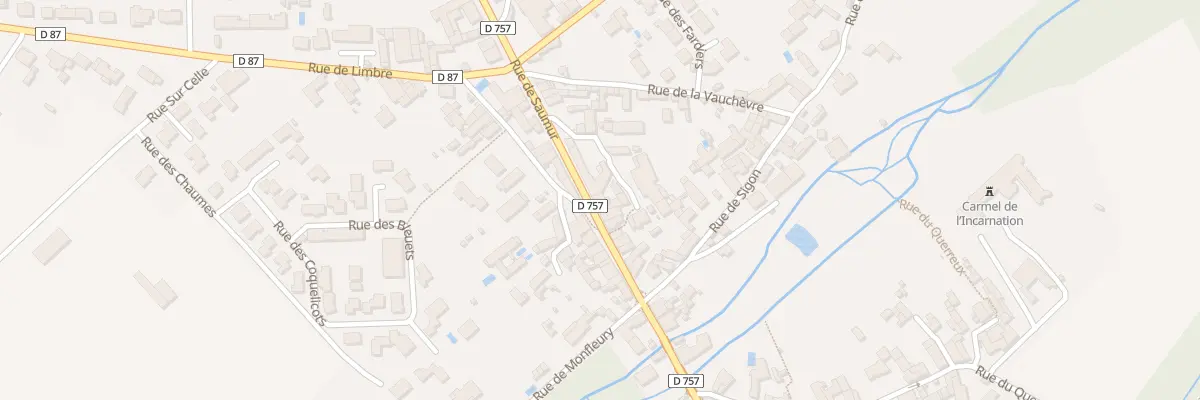 Plan du 26 Rue de Saumur à Migné-Auxances