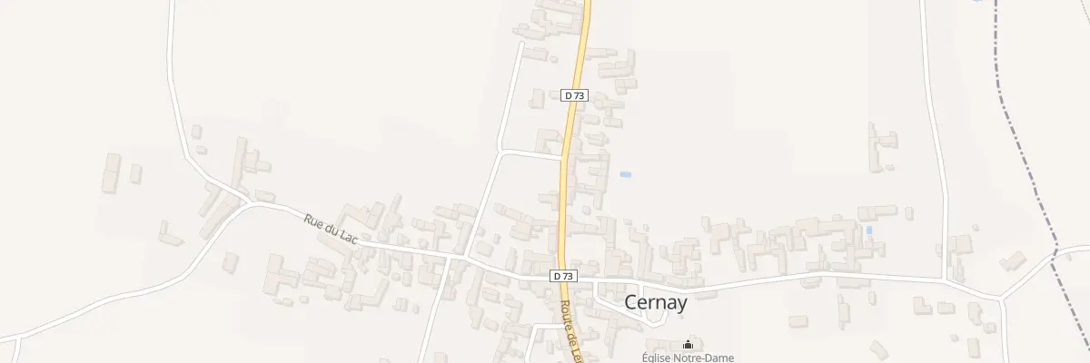 Plan du 9 Rte de Savigny à Cernay