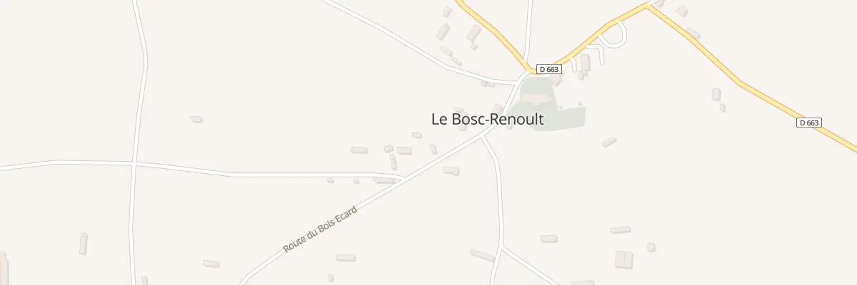 Plan du 39 Le Bourg au Bosc-Renoult