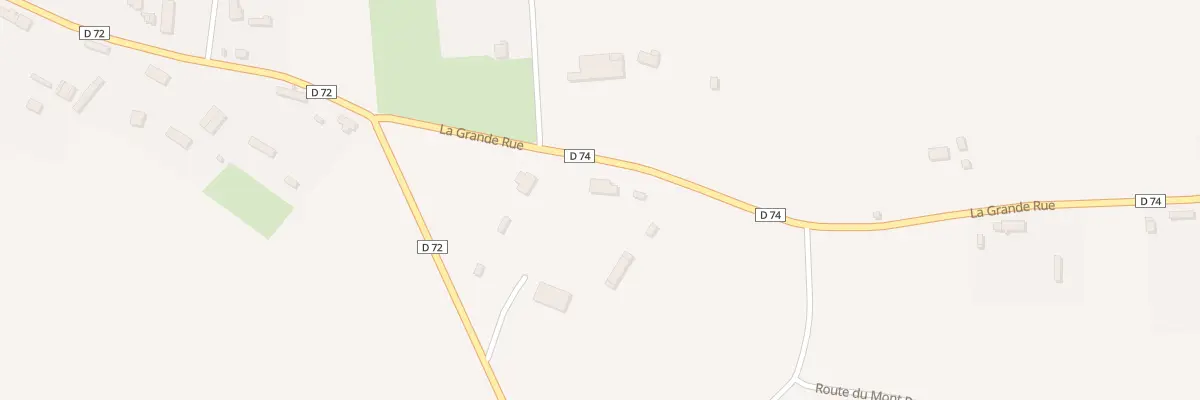 Plan du 1310 La Grande Rue aux Loges