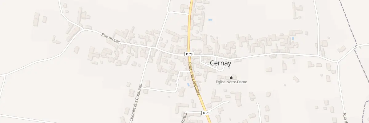 Plan du 2 Rte de Lencloitre à Cernay