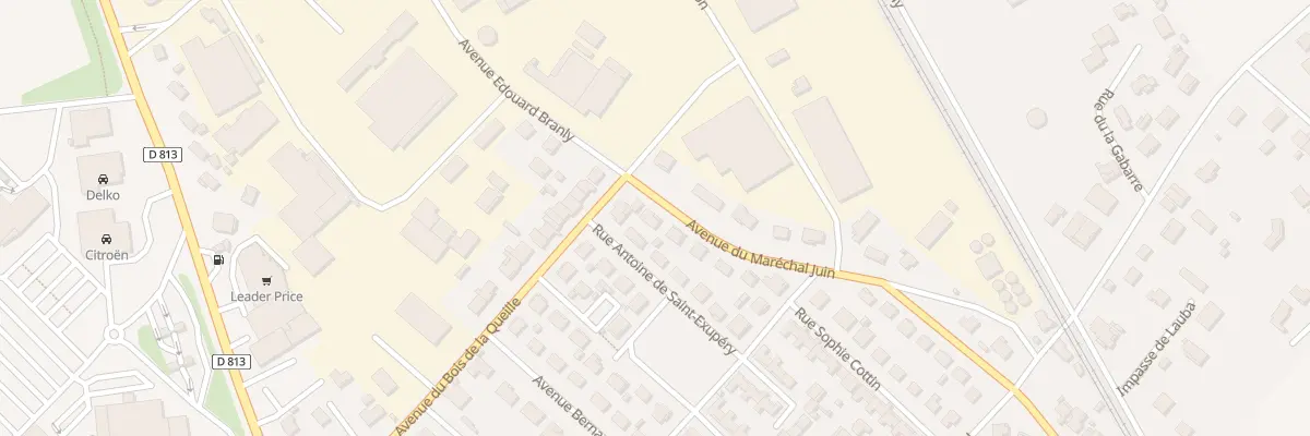 Plan du 1 Av du Maréchal Juin à Tonneins
