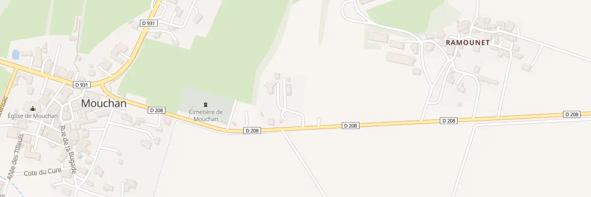Plan du 5272 A Ramounet à Mouchan