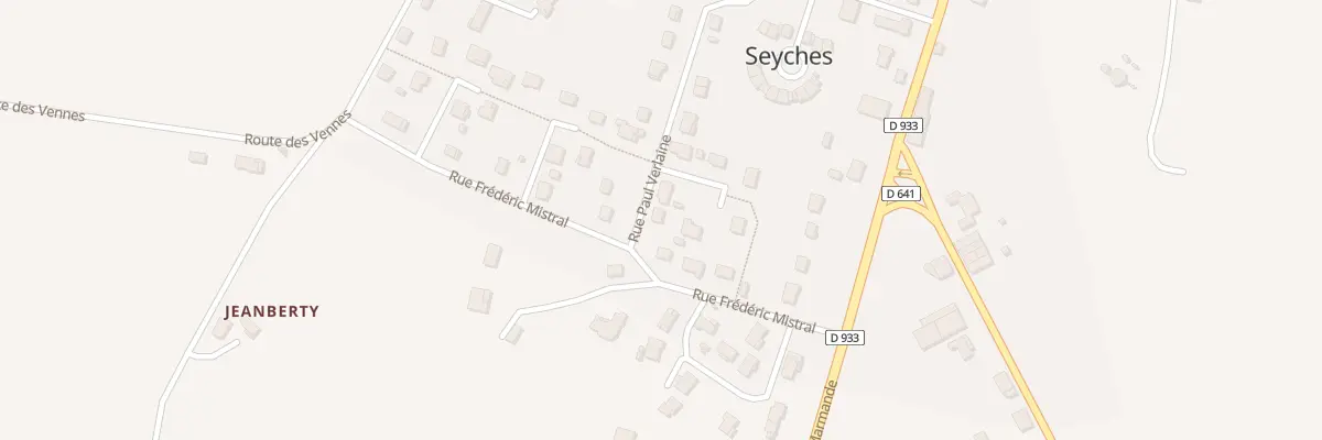 Plan du 22 Rue Paul Verlaine à Seyches
