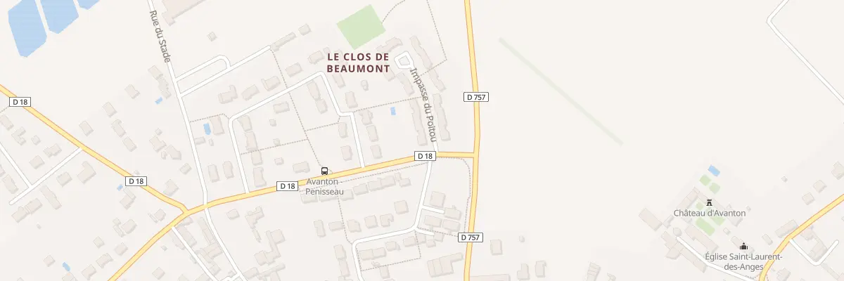 Plan du 1 Imp du Poitou à Avanton