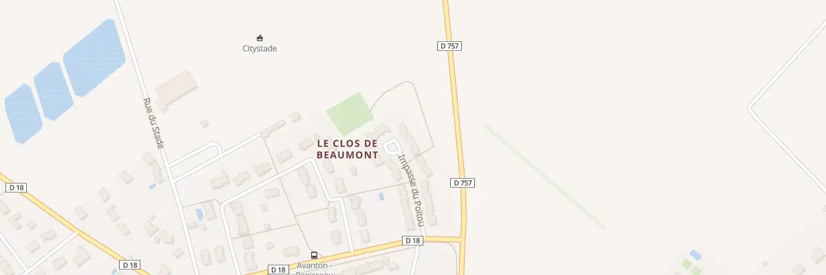 Plan du 13 Imp du Poitou à Avanton