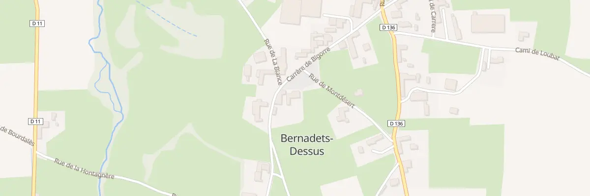 Plan du 6 Le Padoen à Bernadets-Dessus