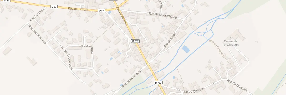 Plan du 18B Rue de Saumur à Migné-Auxances