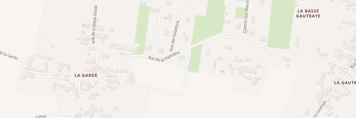 Plan du 13 Rue de la Papinière à Anché