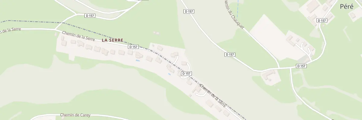 Plan du 1040 Che Serre à Péré