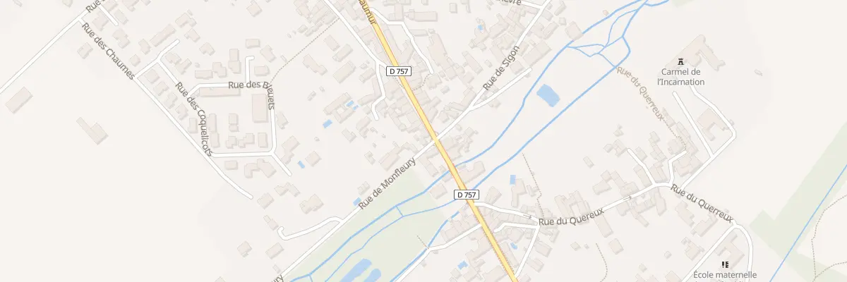 Plan du 5 Rue de Saumur à Migné-Auxances