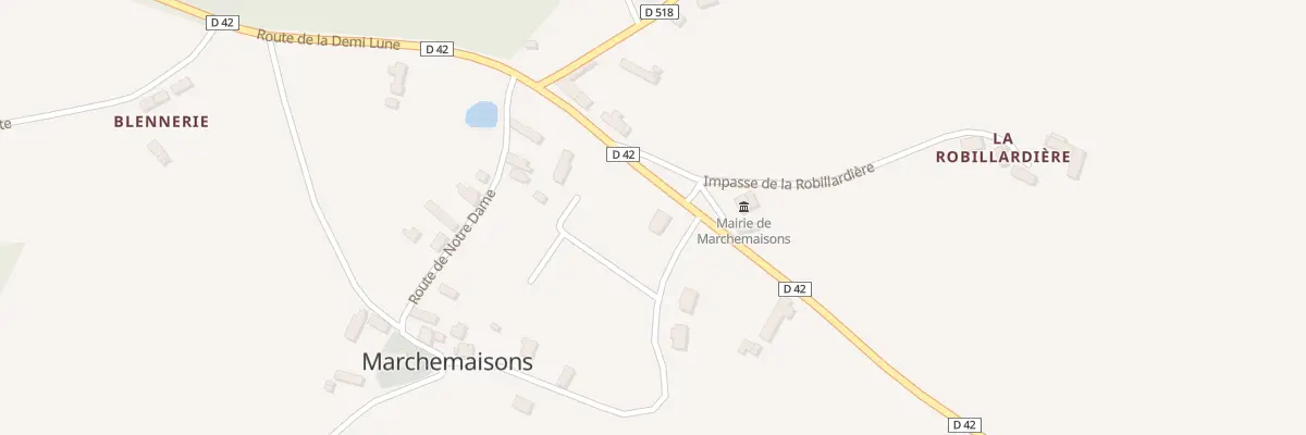 Plan du 2 Che de l’Aumône à Marchemaisons