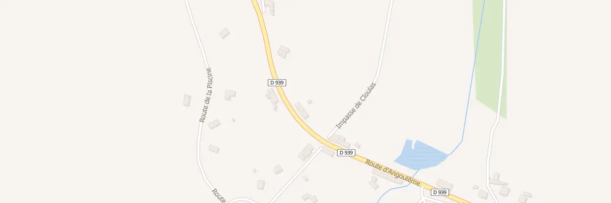 Plan du 5121 Le Pontaroux à Magnac-lès-Gardes