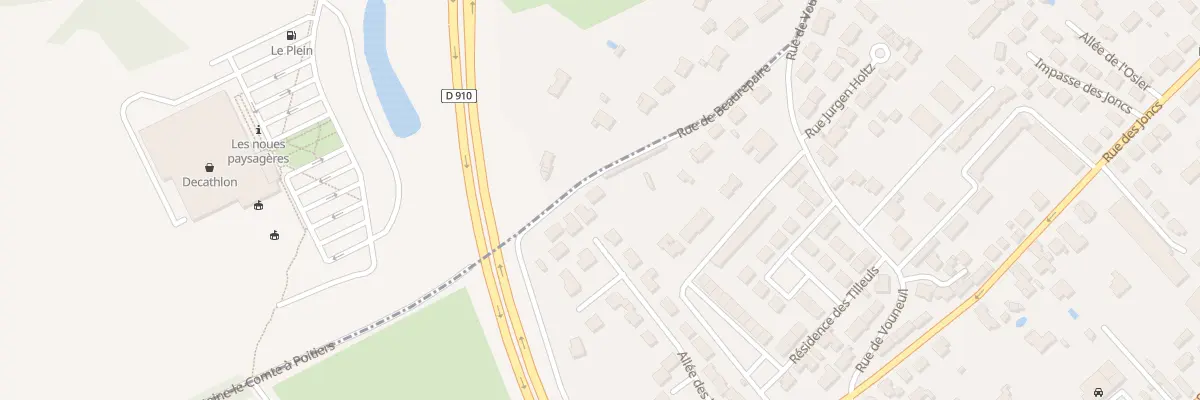 Plan du 17 Rue de Beaurepaire à Poitiers
