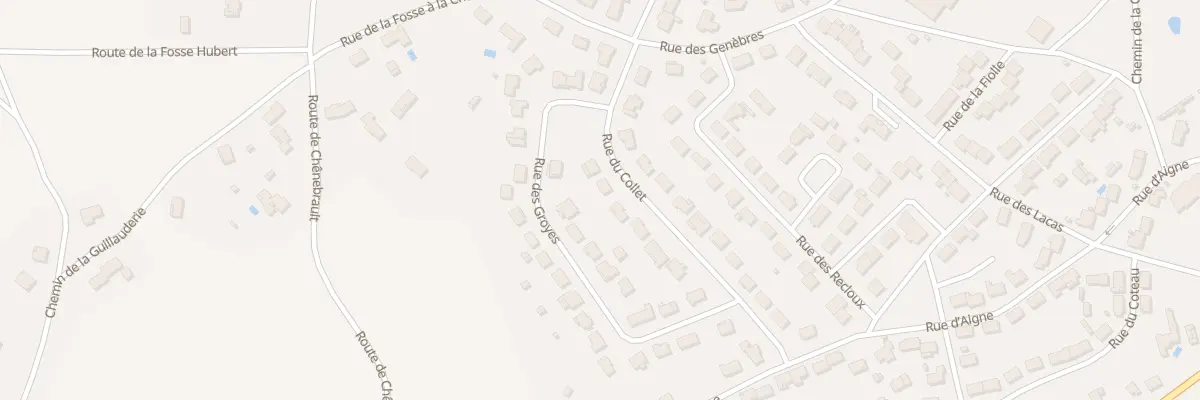 Plan du 11 Rue du Collet à Iteuil