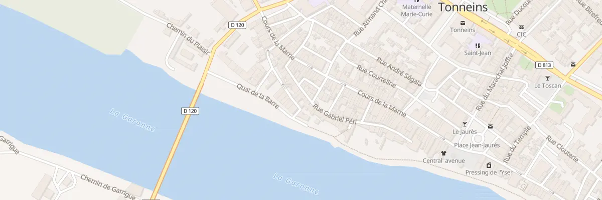 Plan du 39 Rue Gabriel Peri à Tonneins