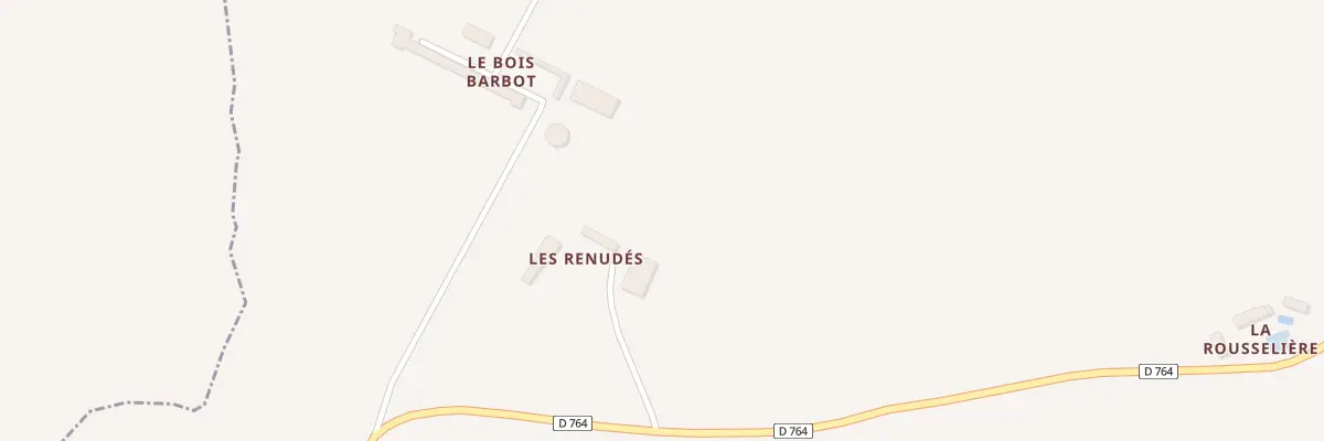 Plan du 71 Les Renudes à Gâprée
