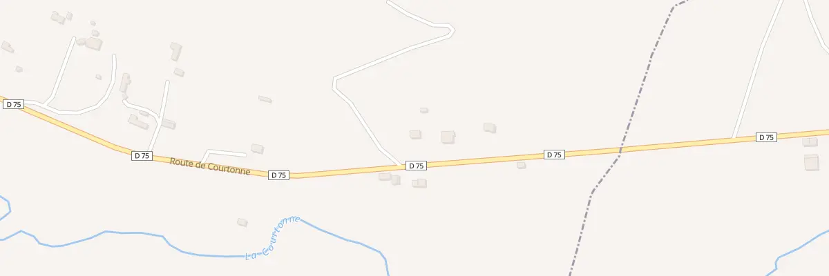Plan du 2275 Rte de Courtonne à Glos