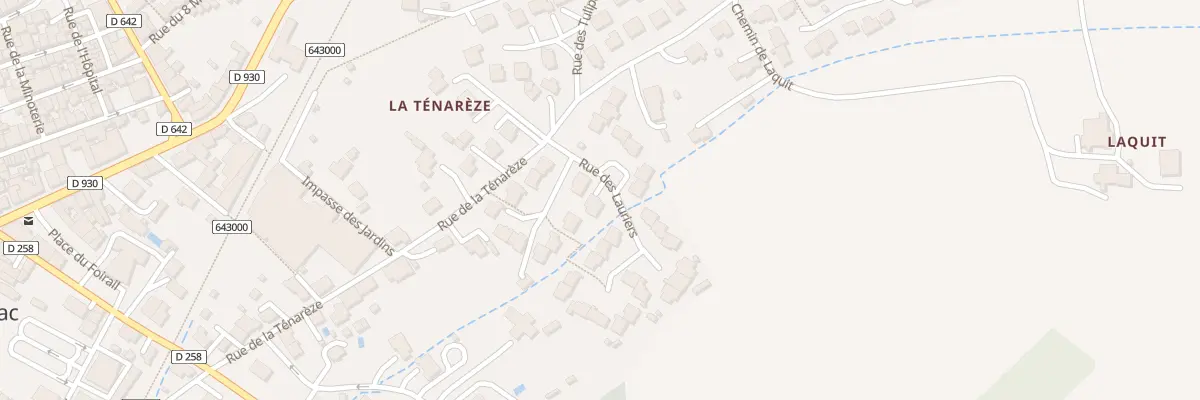 Plan du 1 Rue des Lauriers à Lavardac