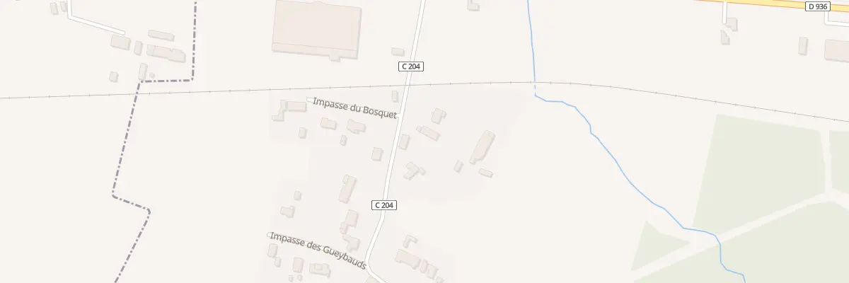 Plan du 202 Rte des Gueybauds à Gardonne