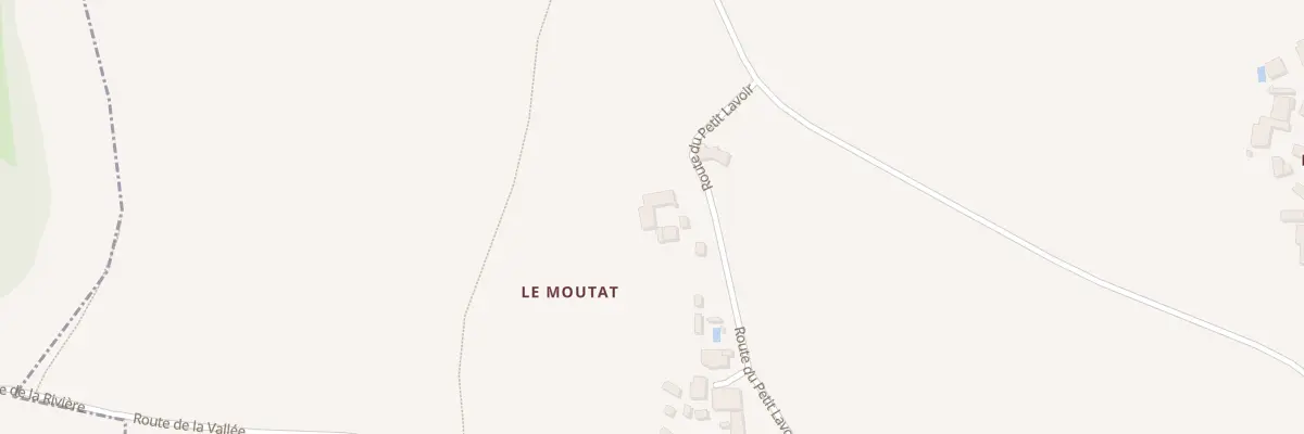 Plan du 122 Rte du Petit Lavoir à Allemans