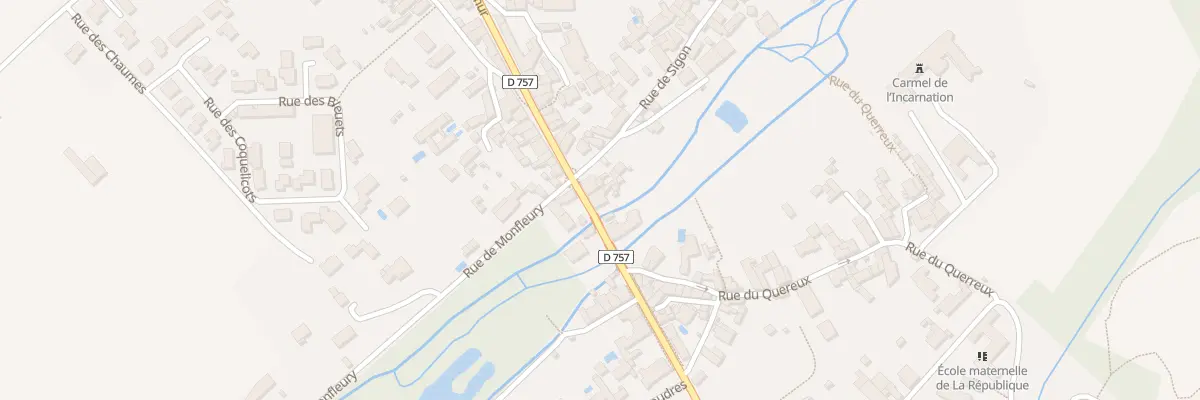 Plan du 6 Rue de Saumur à Migné-Auxances